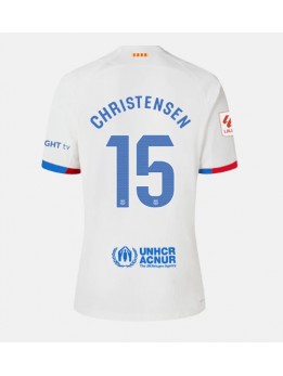 Ženski Nogometna dresi replika Barcelona Andreas Christensen #15 Gostujoči 2023-24 Kratek rokav